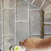 Brick hearth laser cleaning